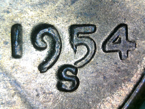1954-S-LWC-Die-Break/Misalinged-Mint-Mark-With-A-Fat-T-Y